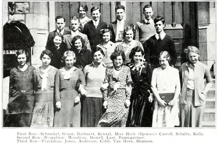 1930 JJC Blazer Staff 115 years students anniversary photo