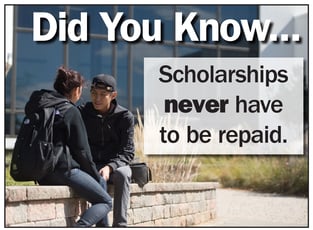 common scholarship myths busted jjc joliet junior college scholarships never have to be repaid did you know