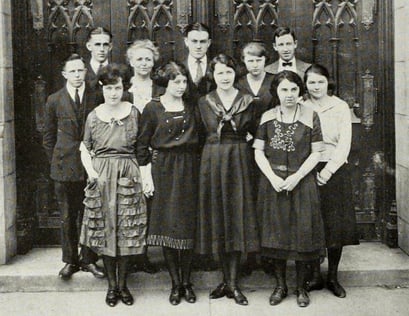 1922 French Club Joliet Junior College JJC 115 years anniversary photo