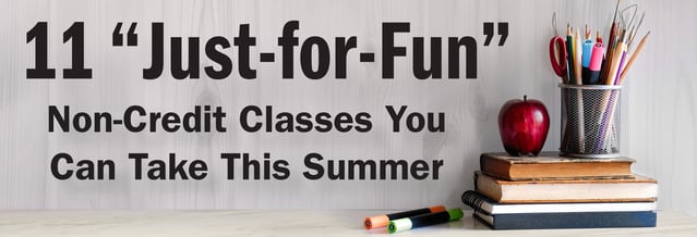 just for fun classes banner