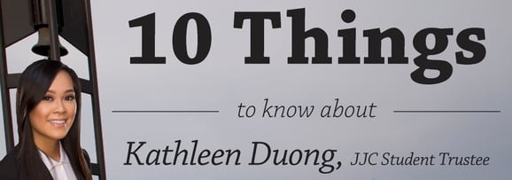 10 things to know about kathleen duong, jjc student trustee
