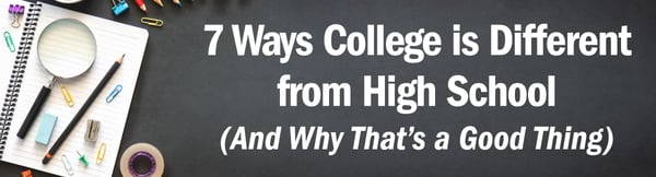 7 ways college diff hs