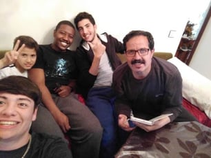 jjc students study abroad in morocco devin wood host family joliet junior college