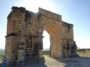 jjc students study abroad in morocco joliet junior college roman ruins volubilis