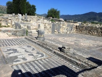 jjc students study abroad in morocco joliet junior college roman ruins volubilis