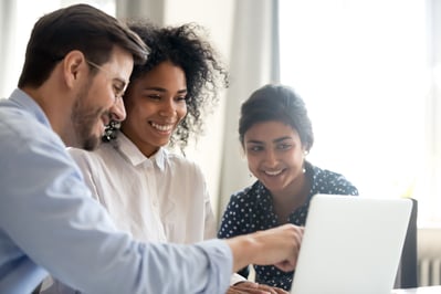 Group at Computer